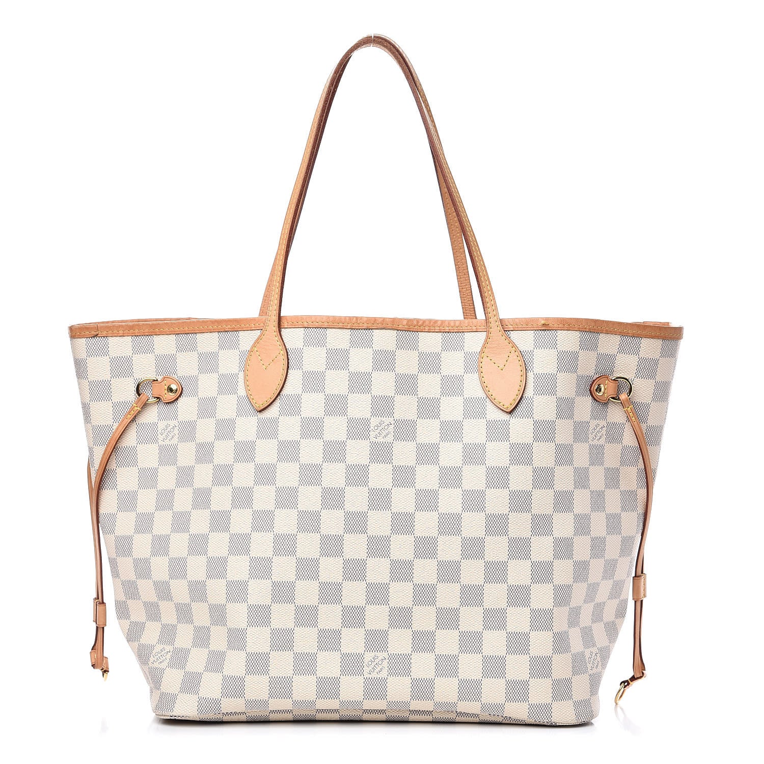 Louis Vuitton Damier Azur Neo Neverfull MM Rose Ballerine 1 of 19