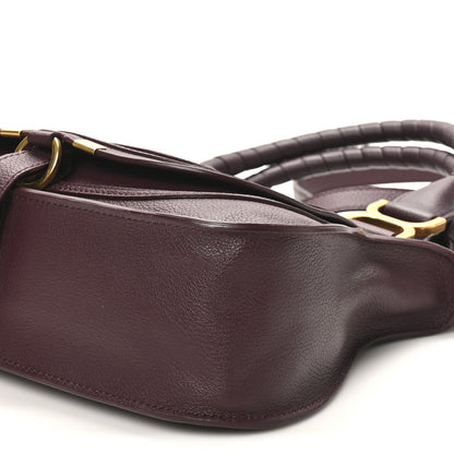 Chloe Calfskin Small Marcie Satchel Dimness Purple 9 of 9