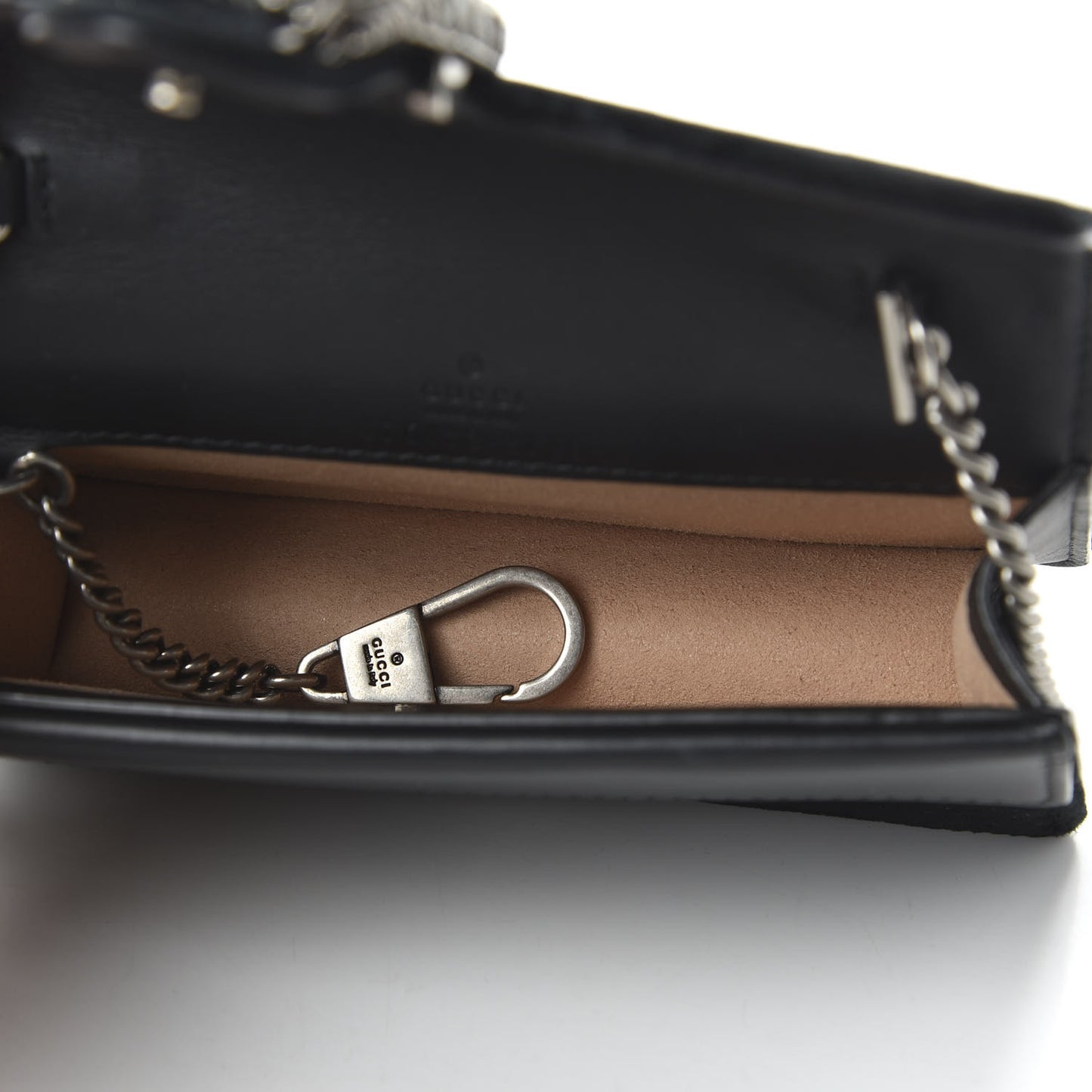 Velvet Super Mini Dionysus Shoulder Bag Black