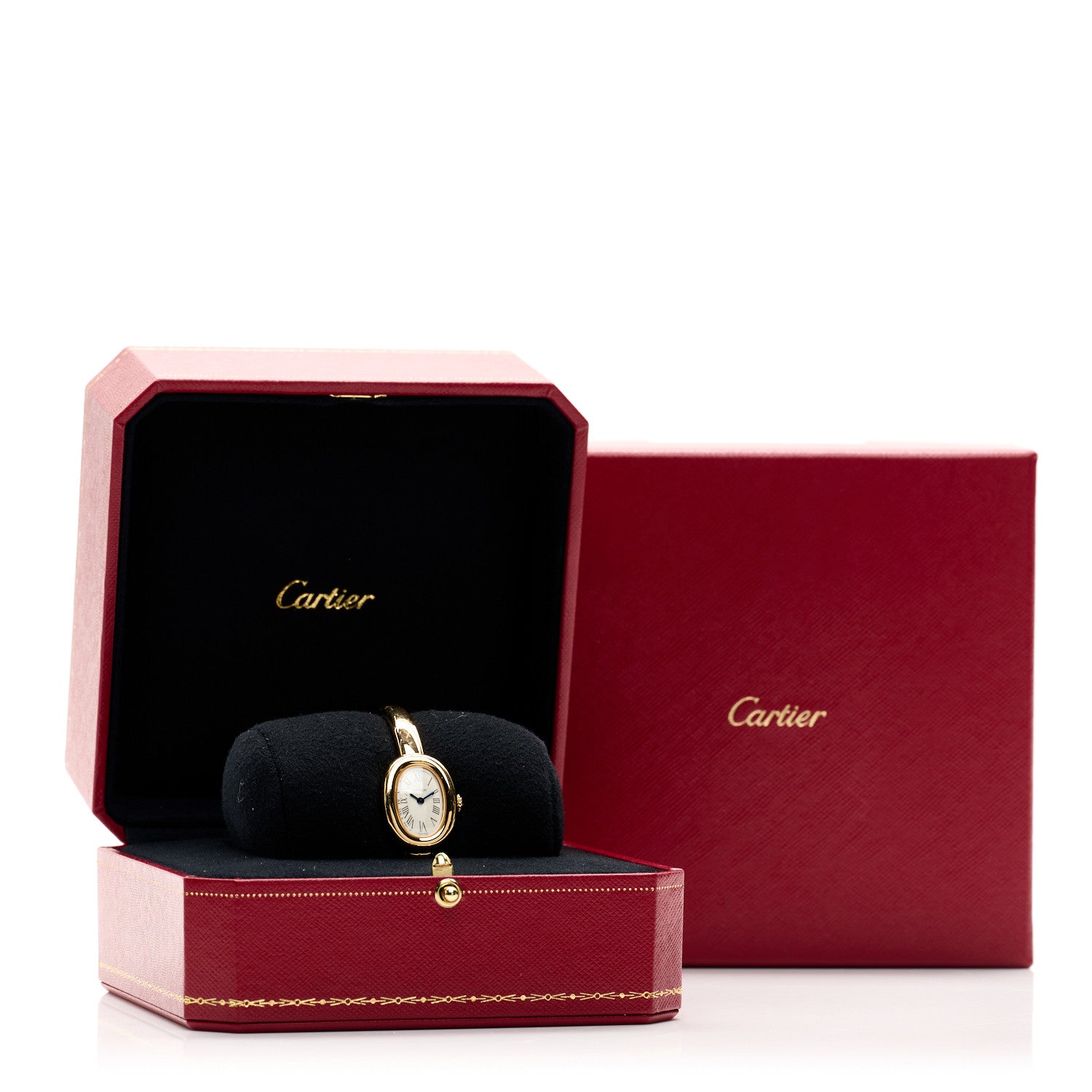 Cartier 18K Yellow Gold 19mm Baignoire Quartz Watch 5 of 5