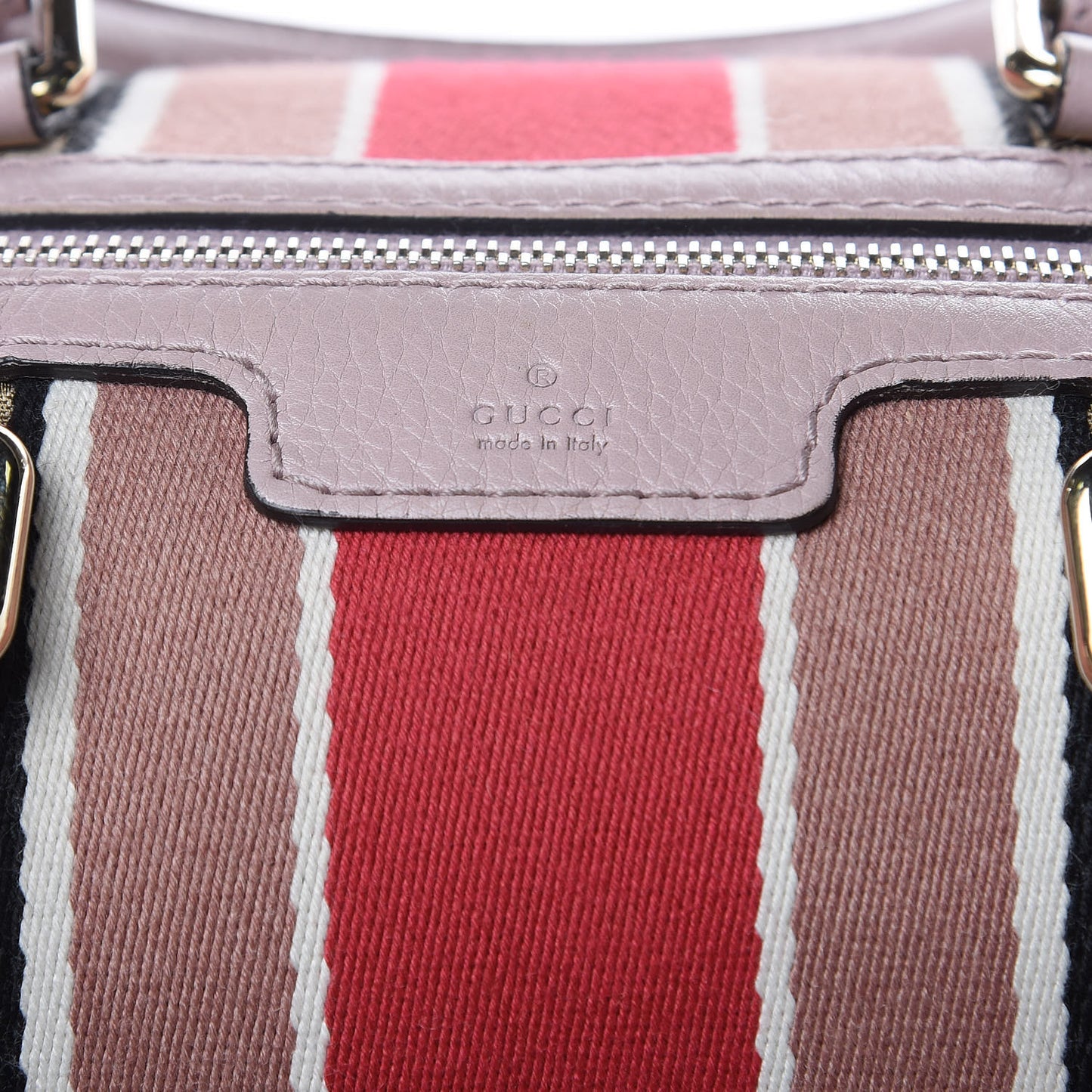 Monogram Selleria Calfskin Vintage Web Medium Boston New Sand Lilas