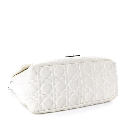 Christian Dior Lambskin Cannage Medium New Lock Flap White 4 of 11