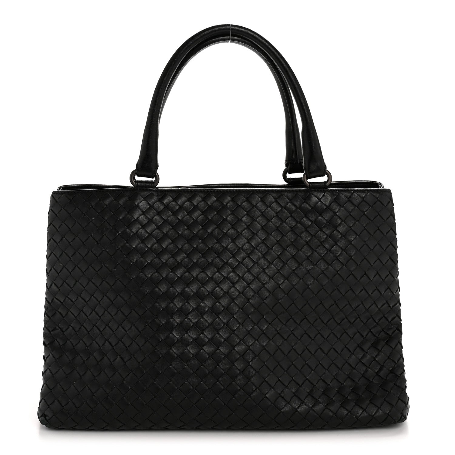 Bottega Veneta Nappa Intrecciato Milano Tote Black 1 of 29