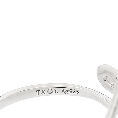 Tiffany Sterling Silver Paloma Picasso Graffiti Love Ring 53 6.25 4 of 6