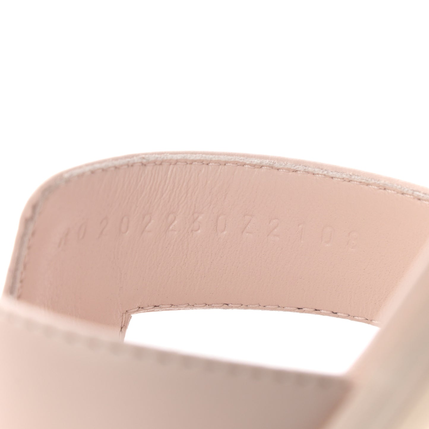 Box Calfskin Oran Sandals 41 Rose Pale