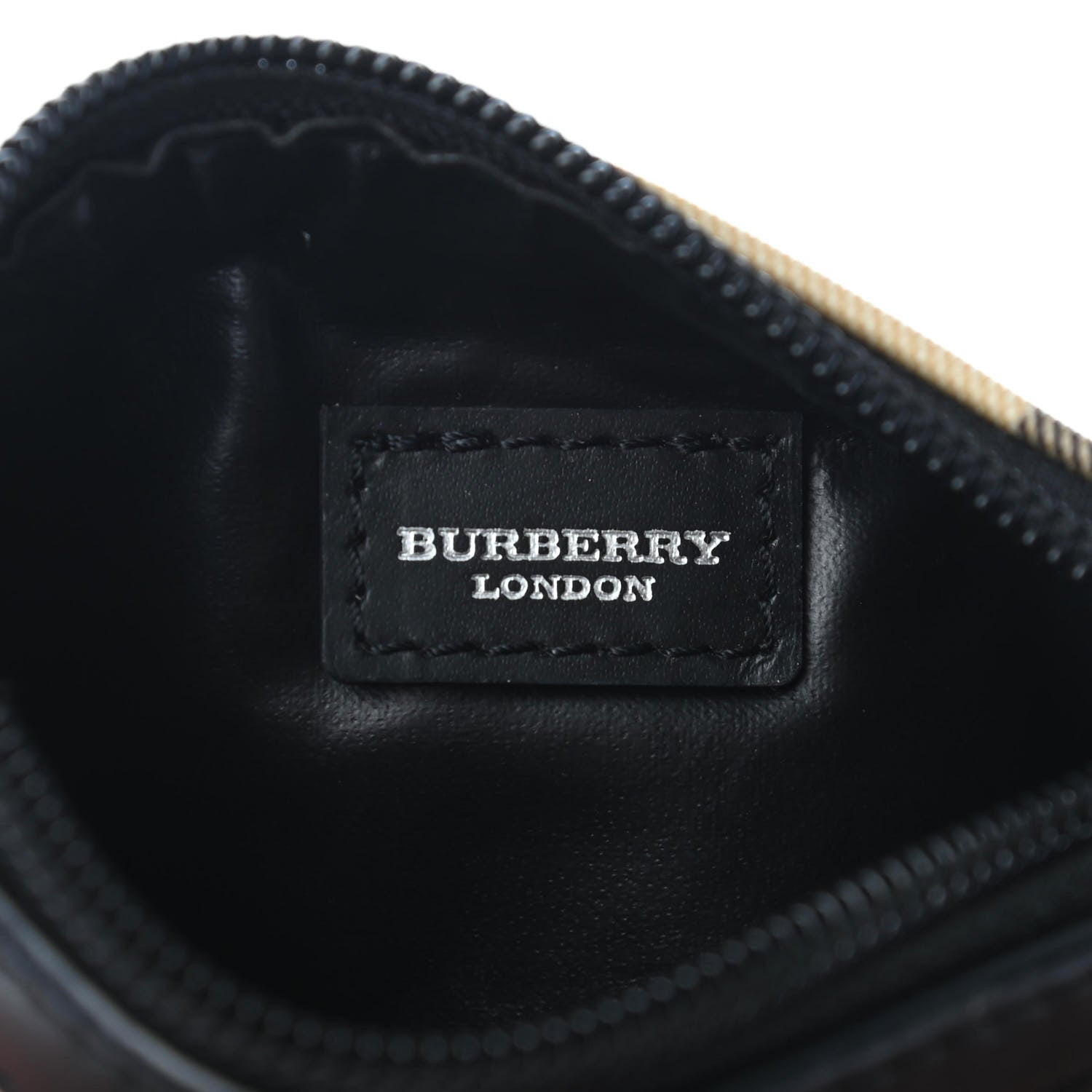 Burberry House Check Zip Pouch Black 6 of 9