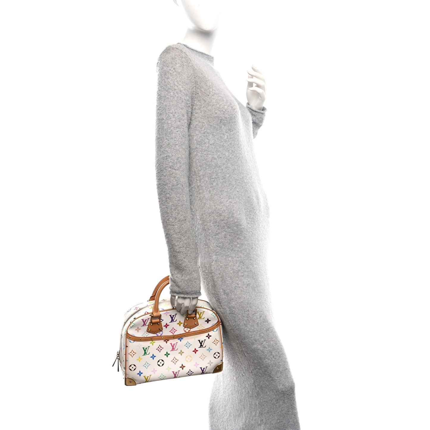 Monogram Multicolor Trouville White