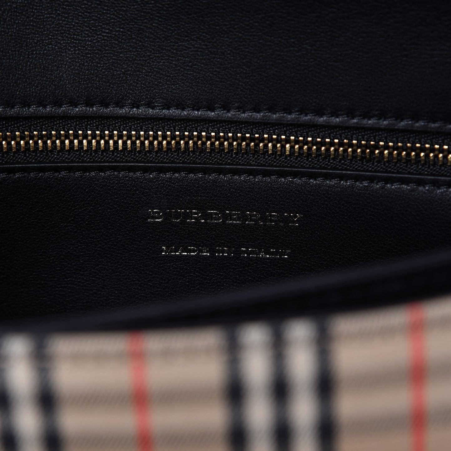 Smooth Calfskin 1983 Knight Check Link Shoulder Bag Black