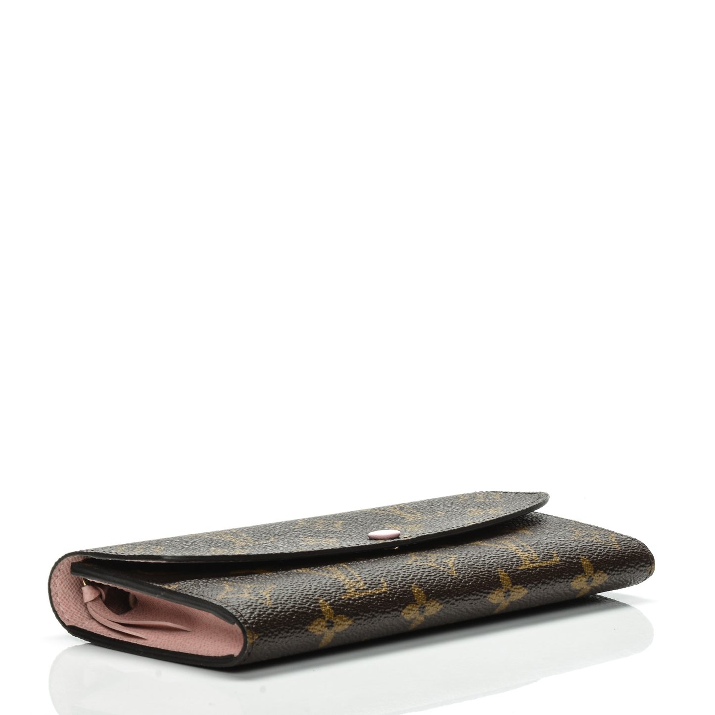 Monogram Emilie Wallet Rose Ballerine