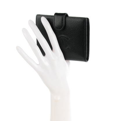 Chanel Caviar Bi-fold Timeless CC Wallet Black 2 of 9