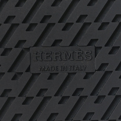 Hermes Calfskin Womens Chypre Sandals 36.5 Black 7 of 9