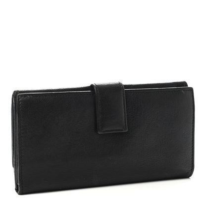 Alexander McQueen Calfskin Skull Continental Wallet Black 2 of 5