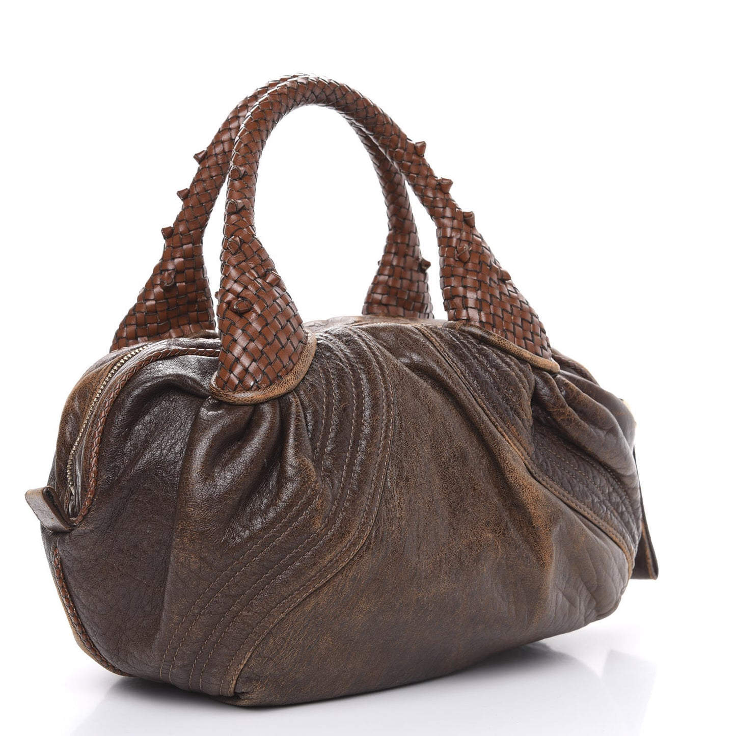 Nappa Nuvolata Spy Bowler Cognac
