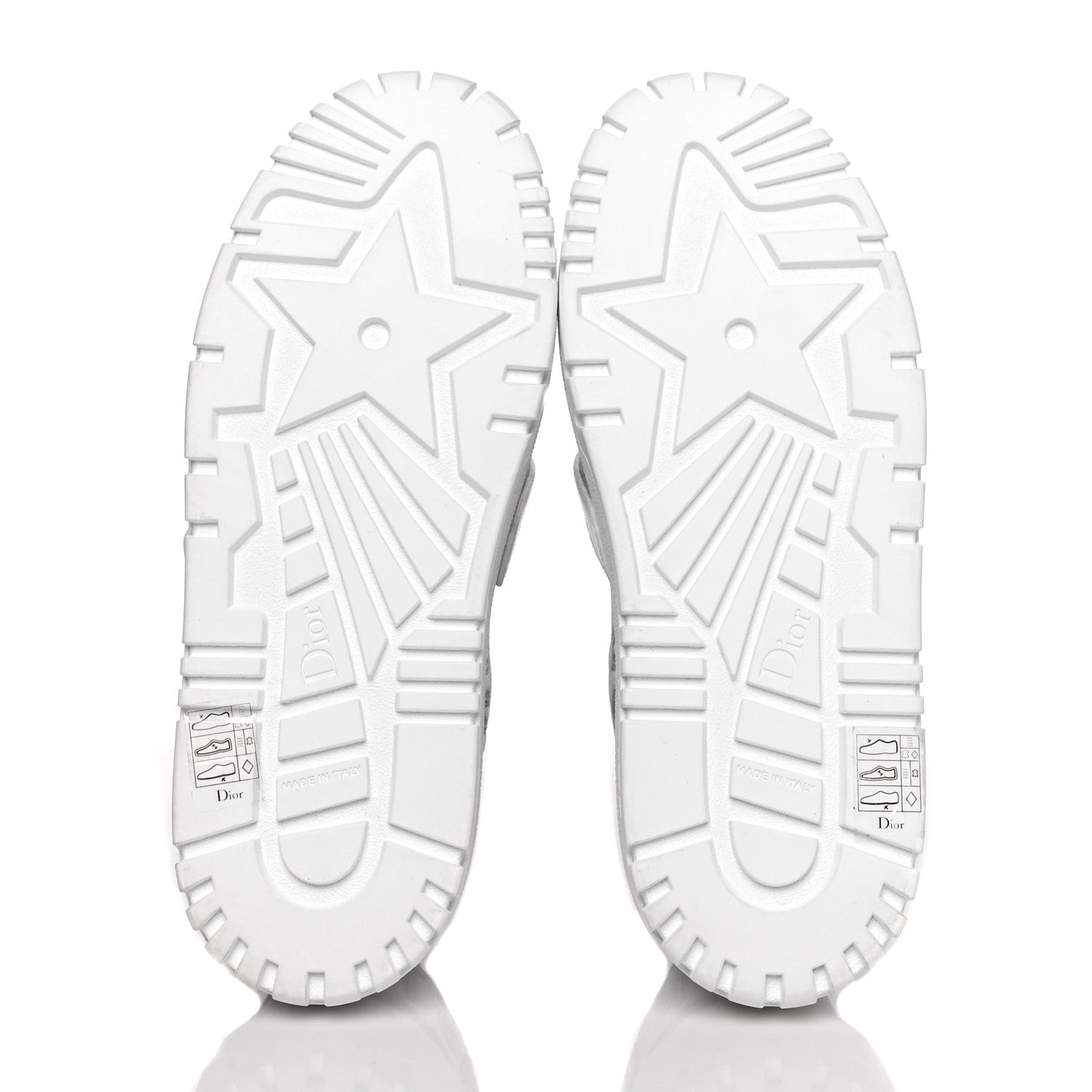 Christian Dior Reflective Fabric Nylon Dior-ID Platform Sneakers 38 Silver 5 of 8