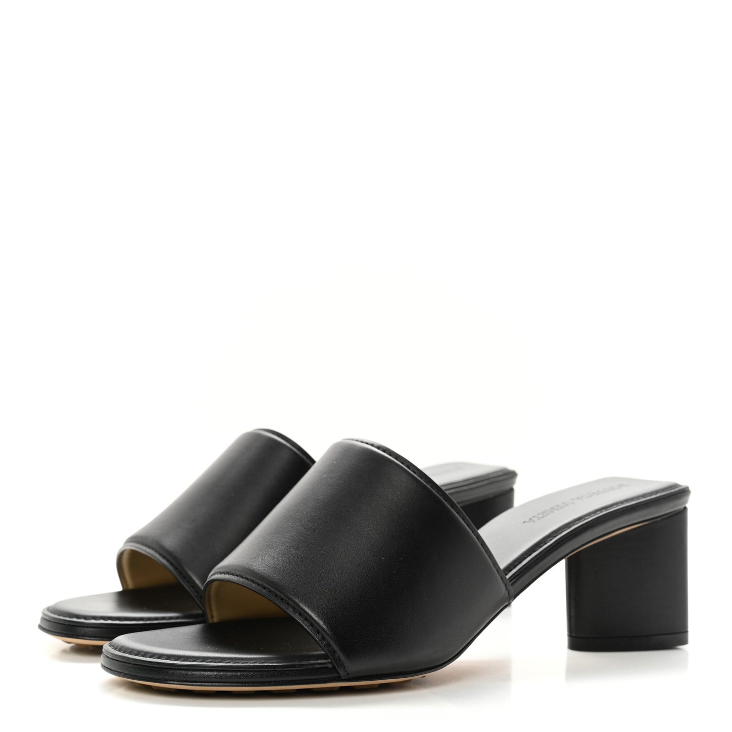 Vienna Calfskin The Band Mule Sandals 37 Black