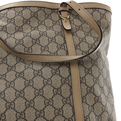 Gucci GG Supreme Monogram Medium Nice Tote Beige 11 of 15