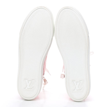 Louis Vuitton Monogram Giant Stellar Sneaker Boots 39 Rose Rouge 5 of 10