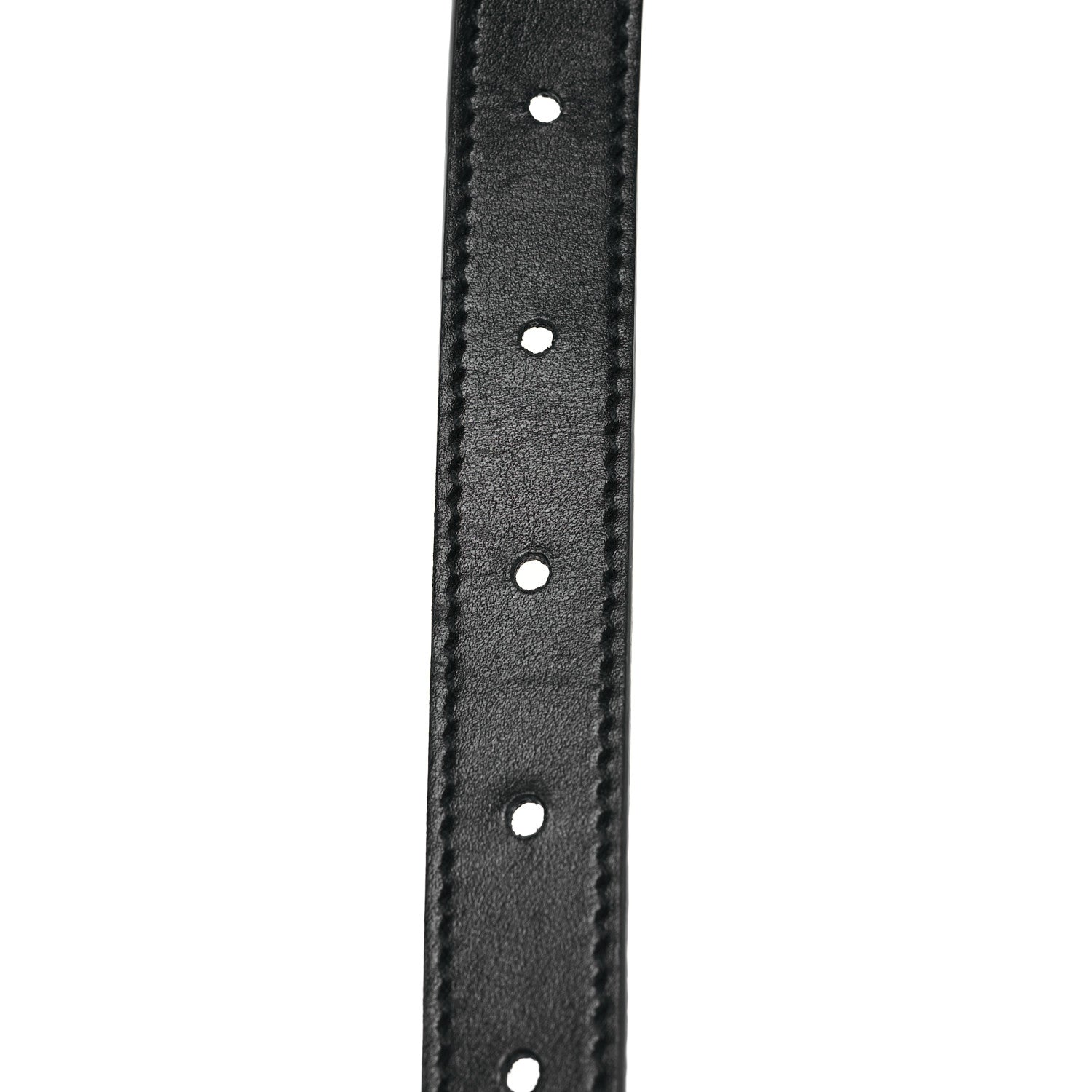 Gucci GG Supreme Monogram Plutone Calfskin Double G Reversible 20mm Belt 110 44 Beige Ebony Black 4 of 5