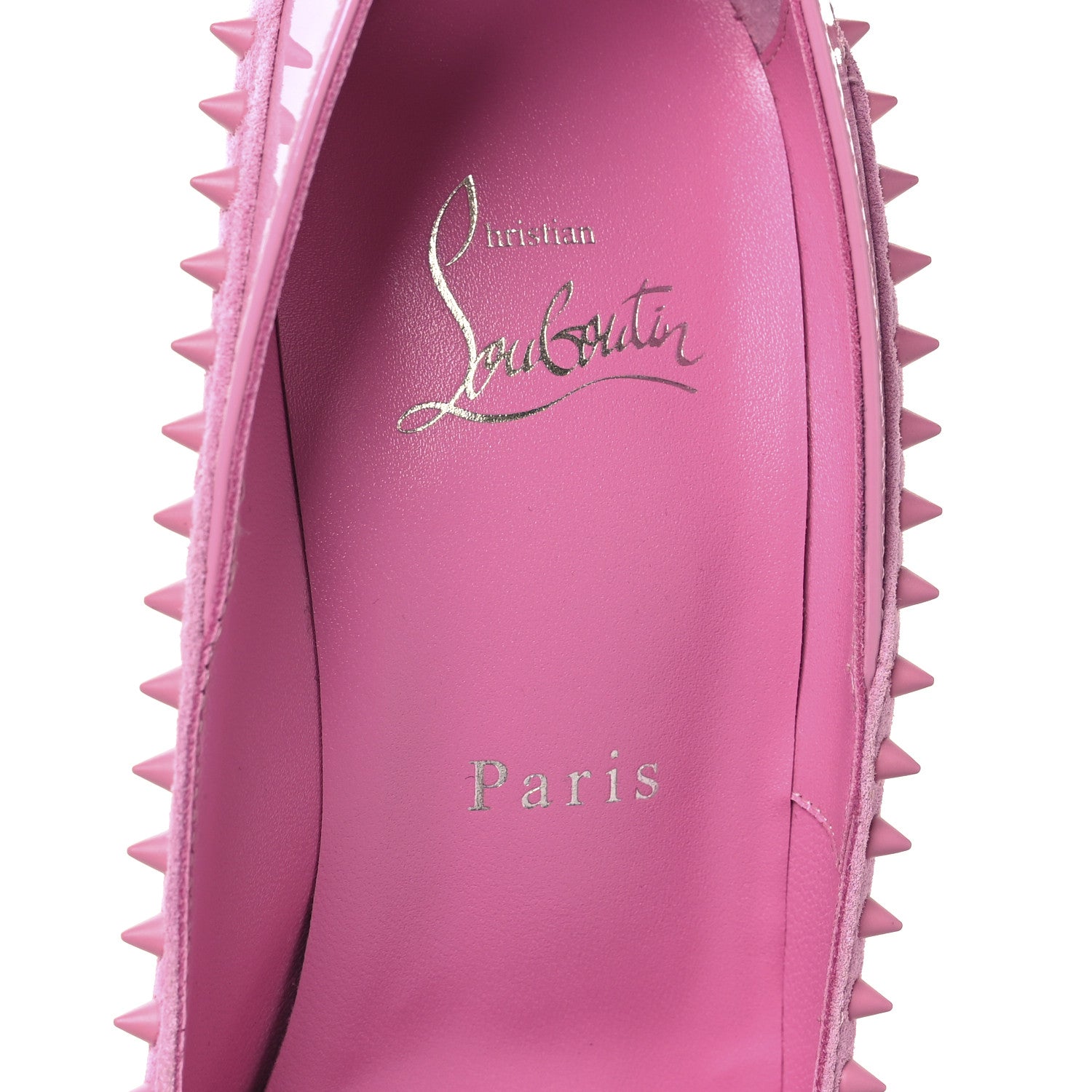 Christian Louboutin Veau Velours Duvette 100 Pumps 38 Pink 8 of 9
