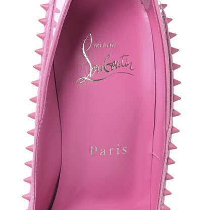 Christian Louboutin Veau Velours Duvette 100 Pumps 38 Pink 8 of 9