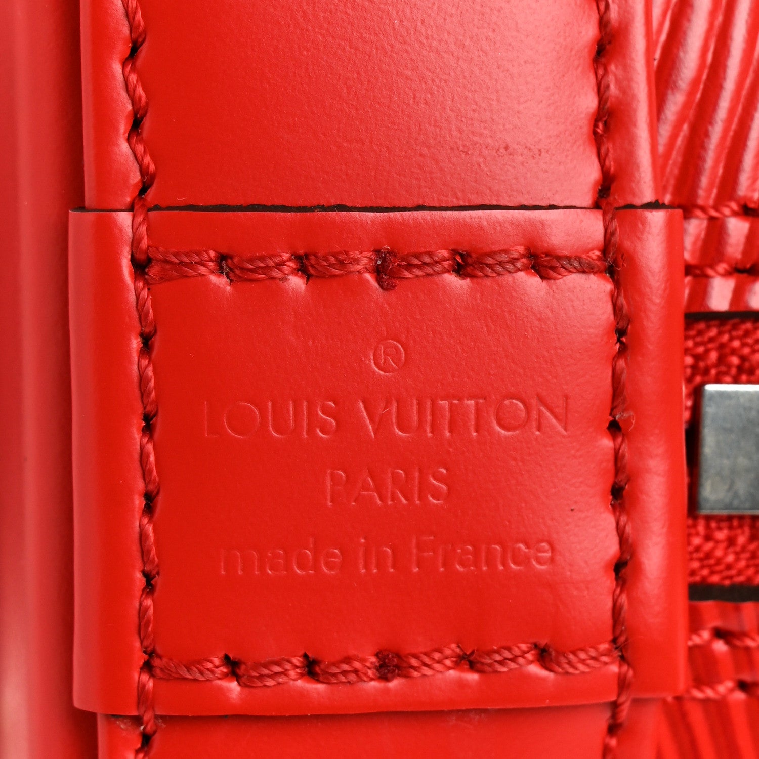 Louis Vuitton Epi Alma BB Coquelicot 6 of 9