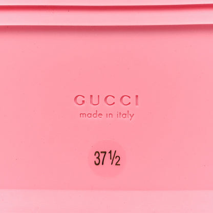 Gucci GG Supreme Monogram Granada Kid Angelina Platform 35mm Slingback Sandals 37.5 Cotton Candy Dark Cotton Candy Wild Rose 7 of 8