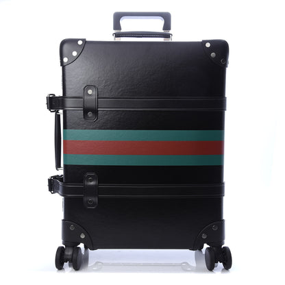Gucci Calfskin Web Globe-Trotter Carry-On Black 1 of 9
