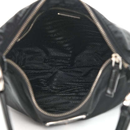Prada Tessuto Nylon Saffiano Sacca Shoulder Bag Black 5 of 10