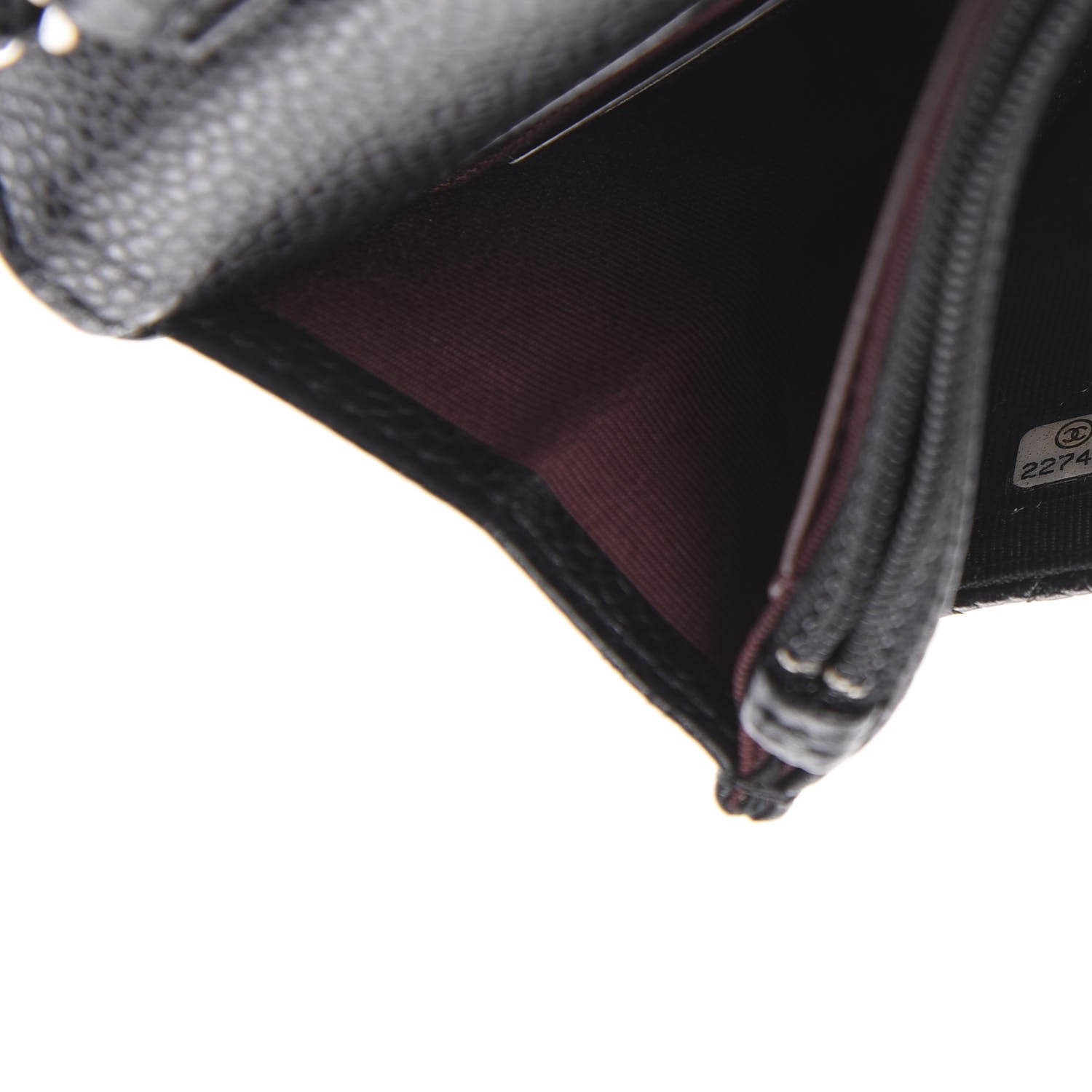 Chanel Caviar Quilted Wallet On Chain WOC Black 8 of 9