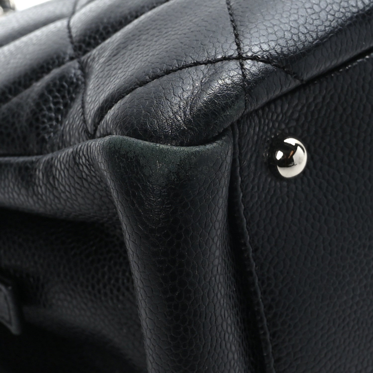Chanel Caviar Quilted CC Timeless Soft Tote Black 9 of 12