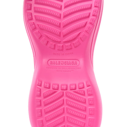 Balenciaga X CROCS Rubber Womens Pool Slides 38 Pink 6 of 10