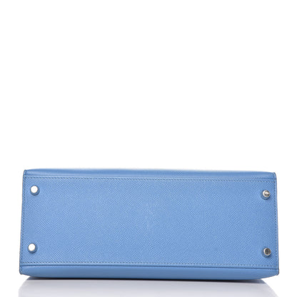 Hermes Epsom Kelly Sellier 28 Bleu Paradise 6 of 36
