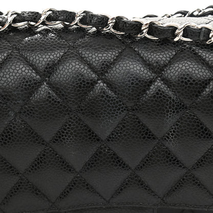 Chanel Caviar Quilted Medium Double Flap Black 12 of 12