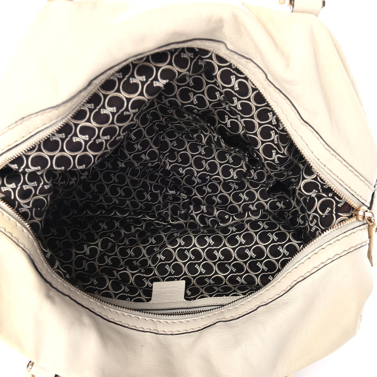 Calfskin Horsebit Medium Nail Boston White