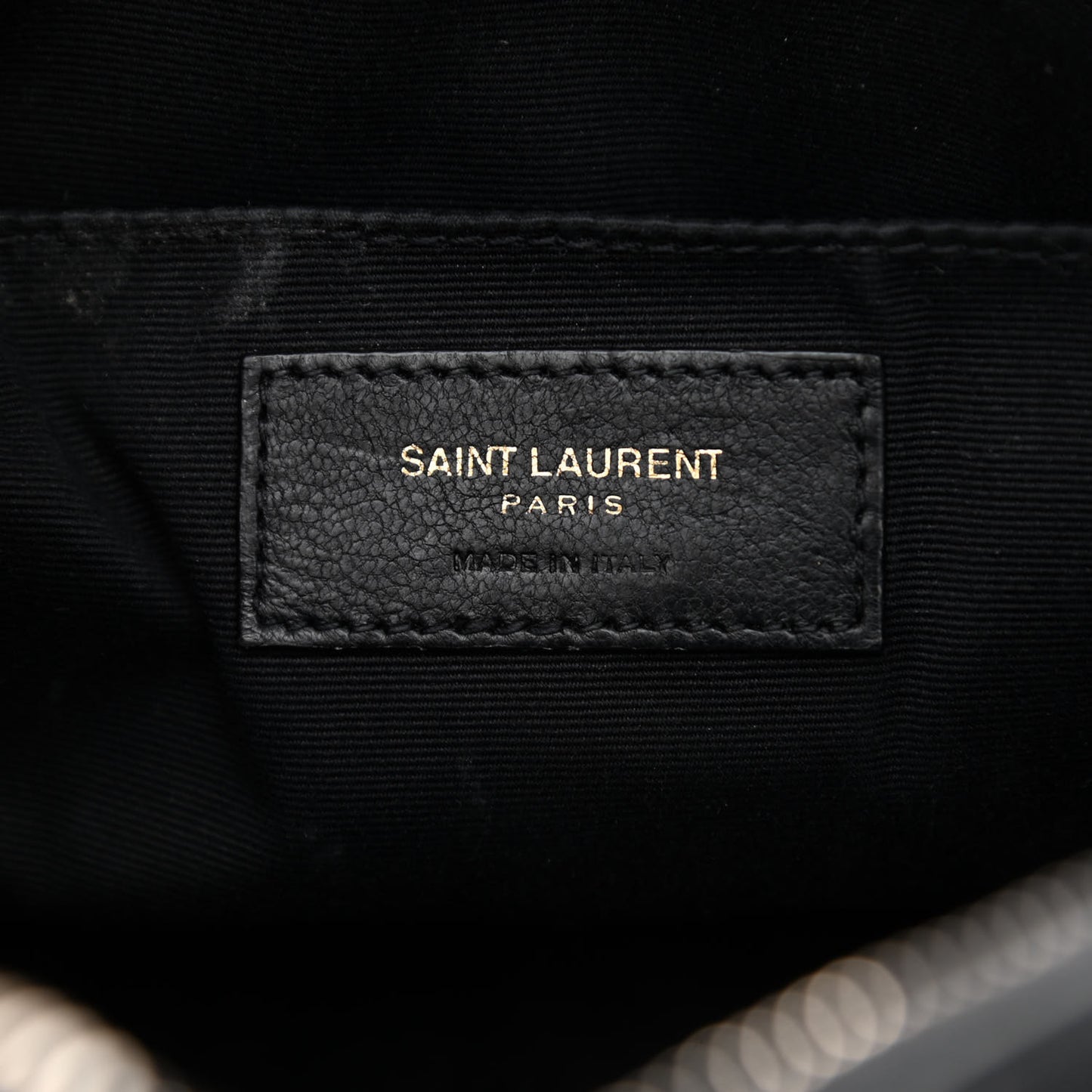 Calfskin Matelasse Monogram Lou Camera Bag Black