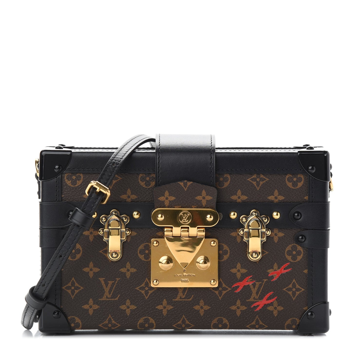 Monogram Petite Malle Black