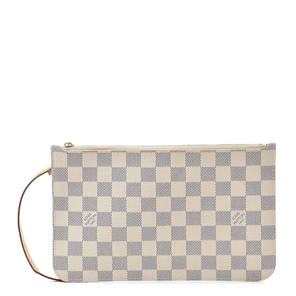 Louis Vuitton Damier Azur Neverfull MM GM Pochette 1 of 9
