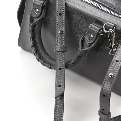 Balenciaga Grained Calfskin Neo Classic Silver Hardware Mini City Dark Grey 11 of 11