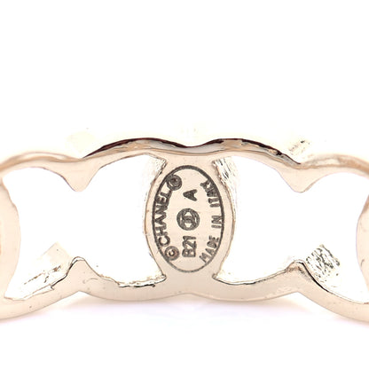 Chanel Metal CC Ring 6 52 Gold 3 of 3