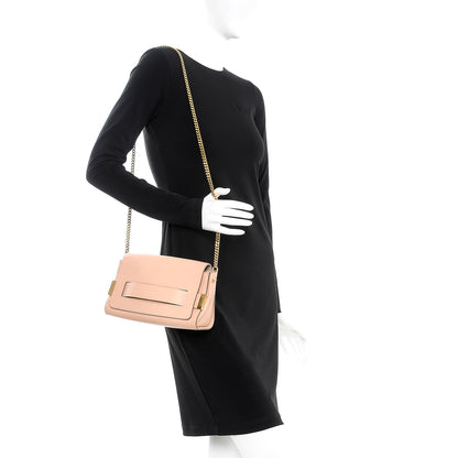 Chloe Nappa Medium Elle Chain Clutch Blush Nude 2 of 9