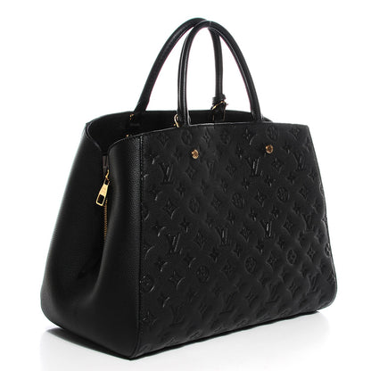 Louis Vuitton Empreinte Montaigne GM Black 3 of 8