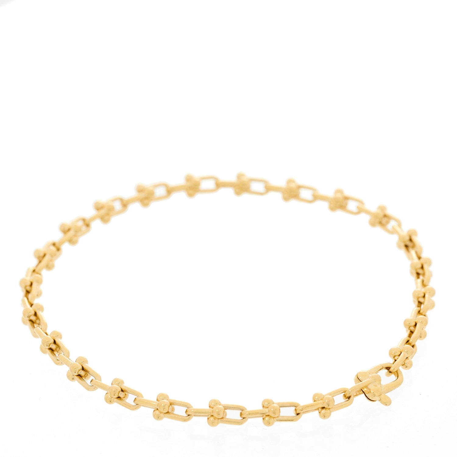 Tiffany 18K Yellow Gold Micro HardWear Link Bracelet 2 of 3