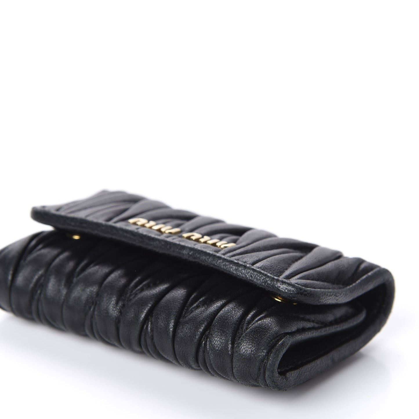 Nappa Matelasse 6 Key Holder Black