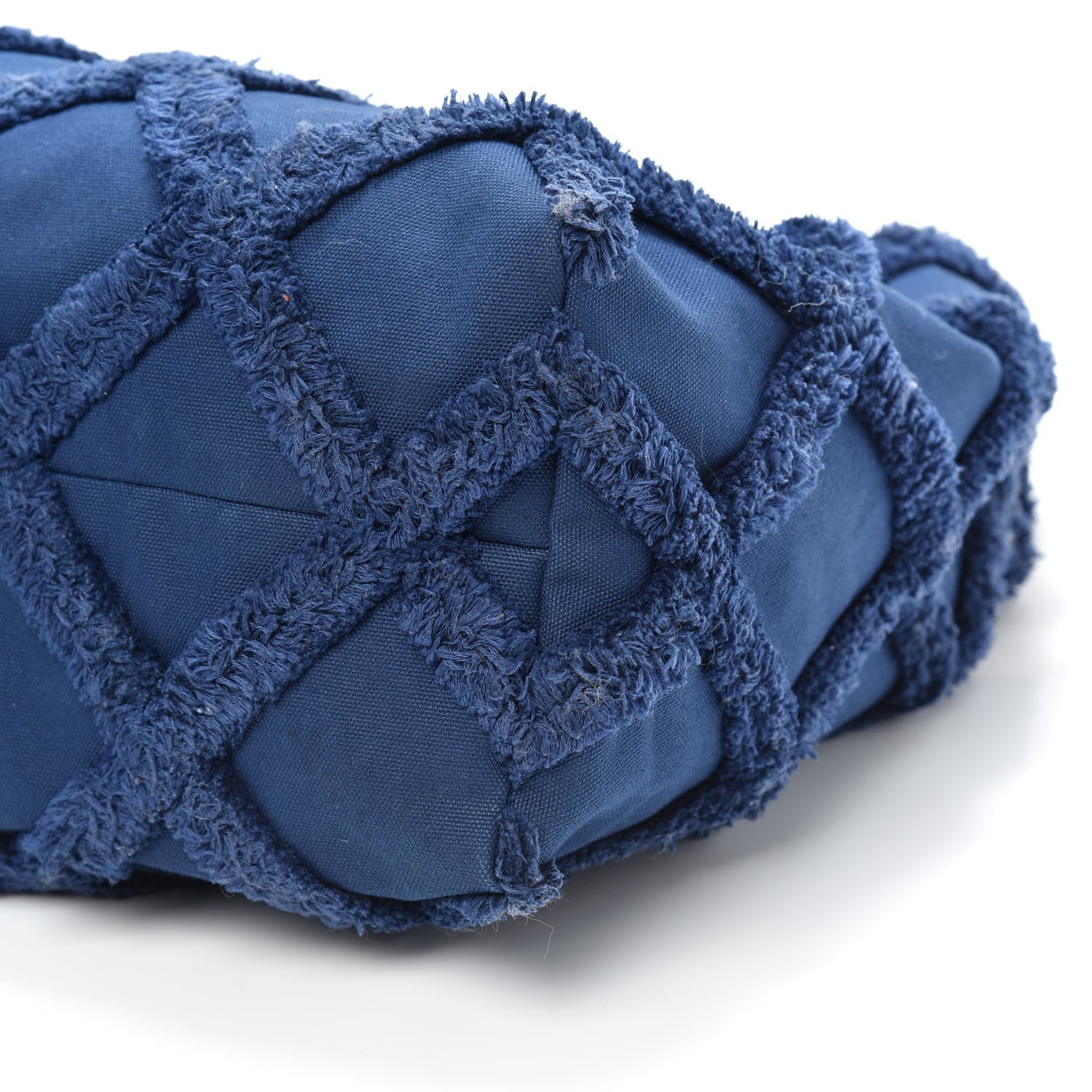 Chanel Cotton Canvas Large CC Embrace Hobo Navy 10 of 10