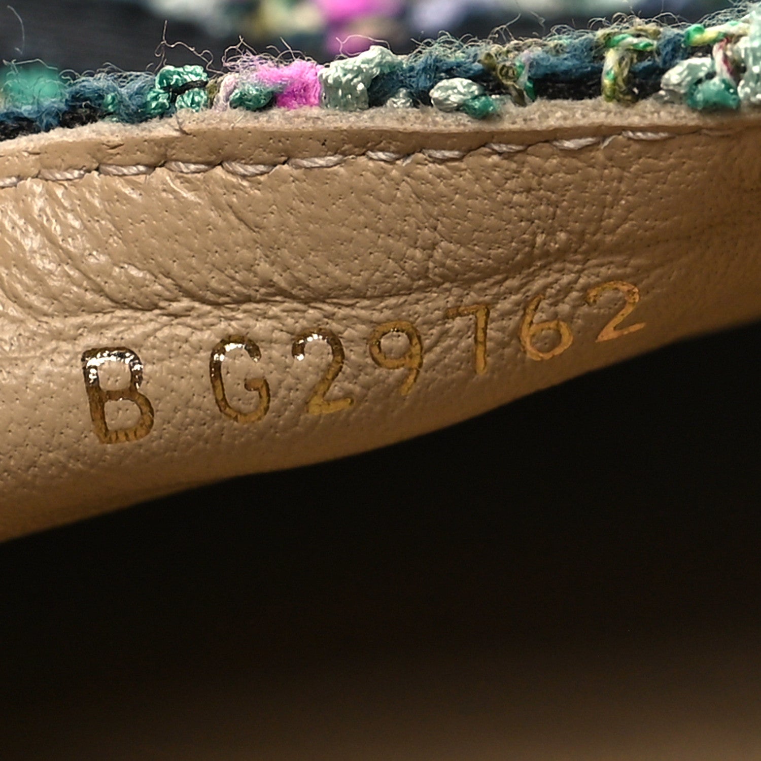 Chanel Tweed Grosgrain CC Espadrilles 38 Green Pink Yellow Black 6 of 10