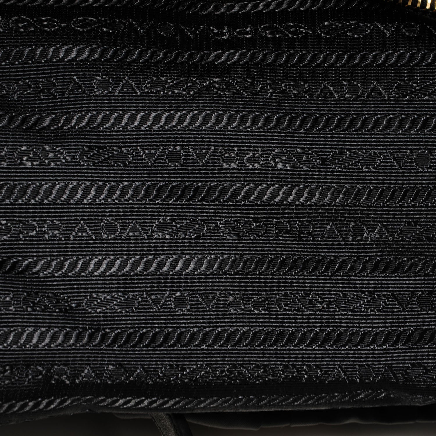 Prada Tessuto Nylon Gaufre Tote Nero Black 9 of 9