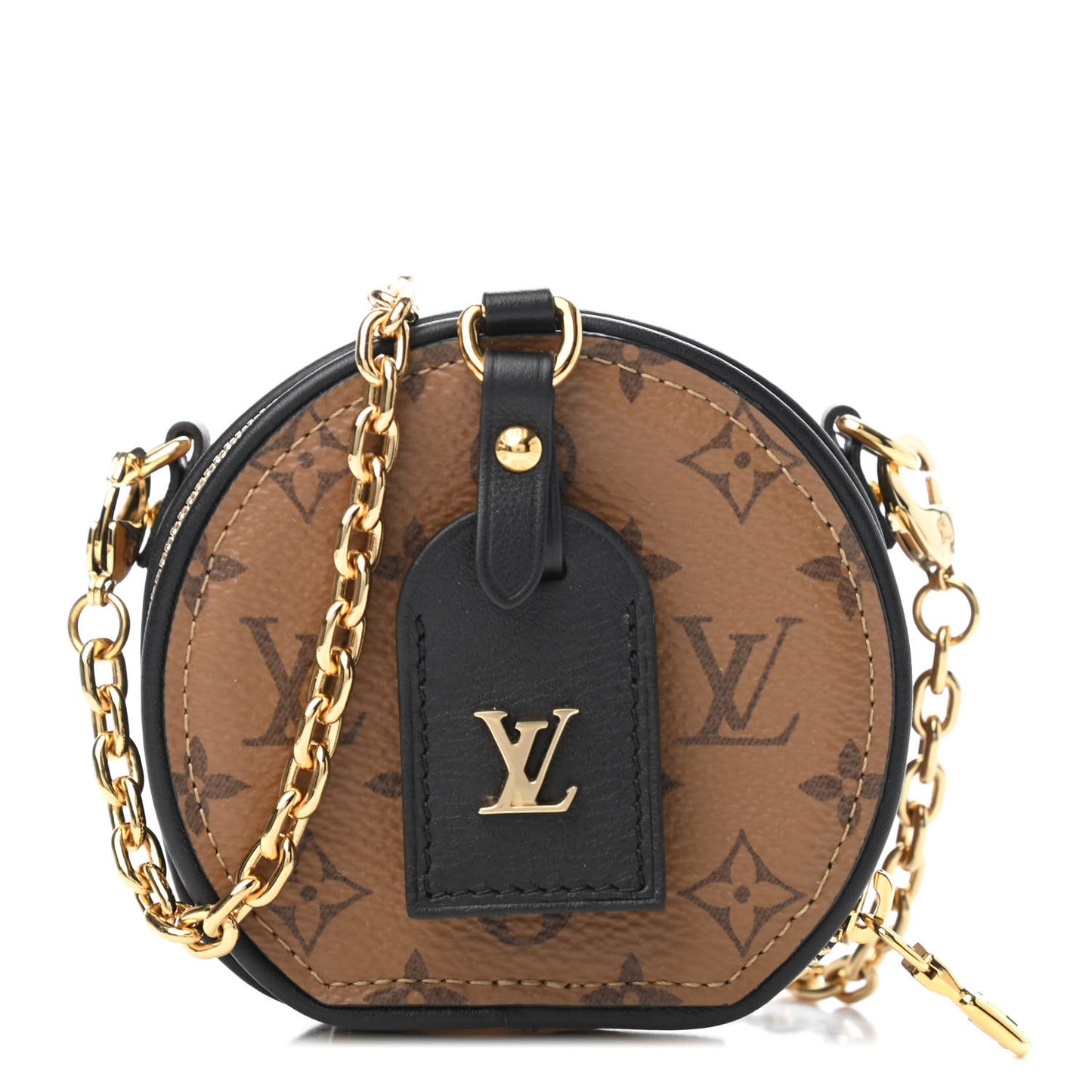 Reverse Monogram Boite Chapeau Necklace