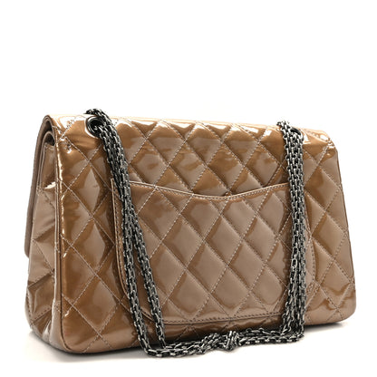 Chanel Patent Quilted 2.55 Reissue 227 Flap Taupe 3 of 9