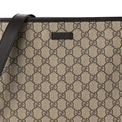 Gucci GG Plus Monogram Medium Flat Messenger Bag Dark Brown 8 of 10