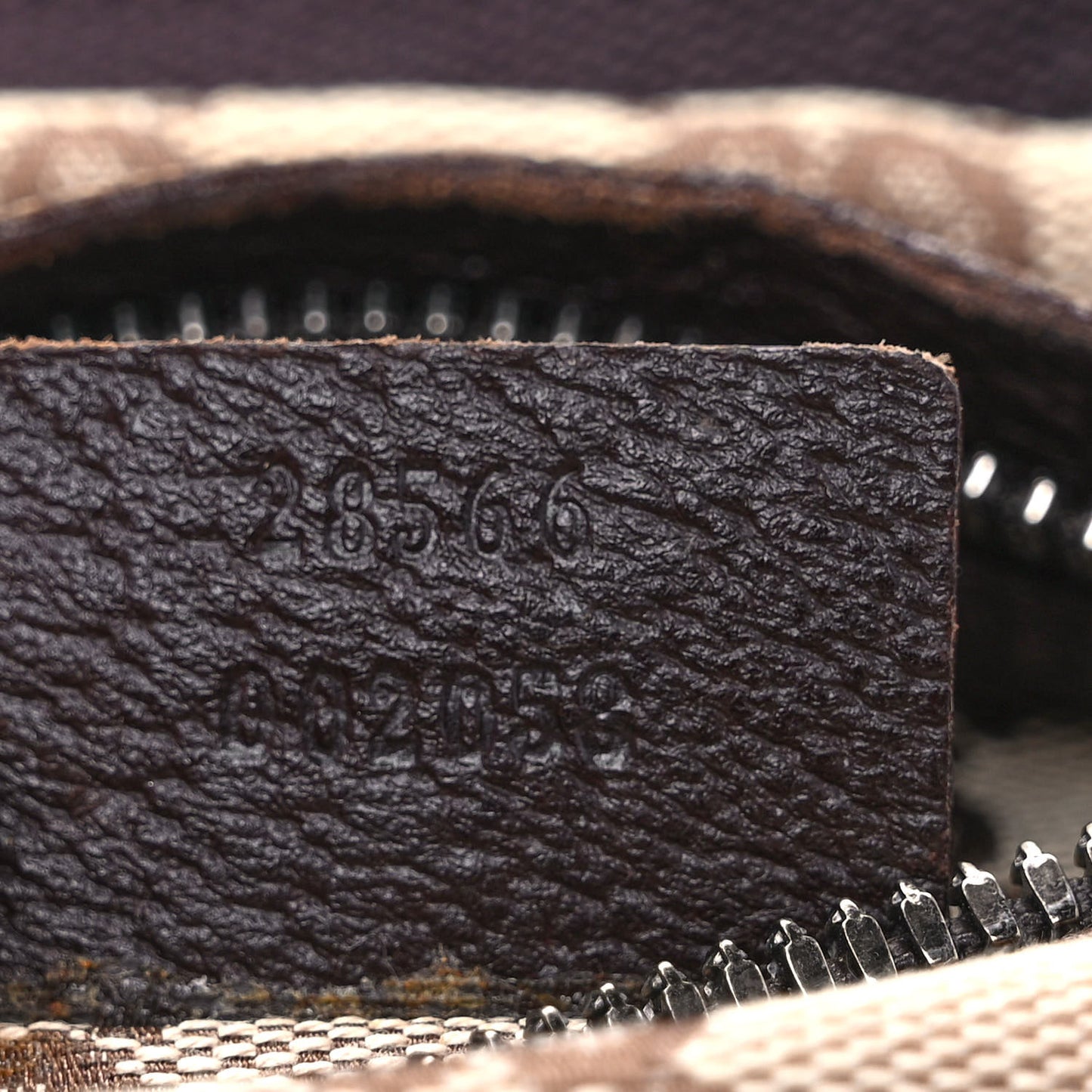GG Monogram Double Pocket Belt Bag Dark Brown